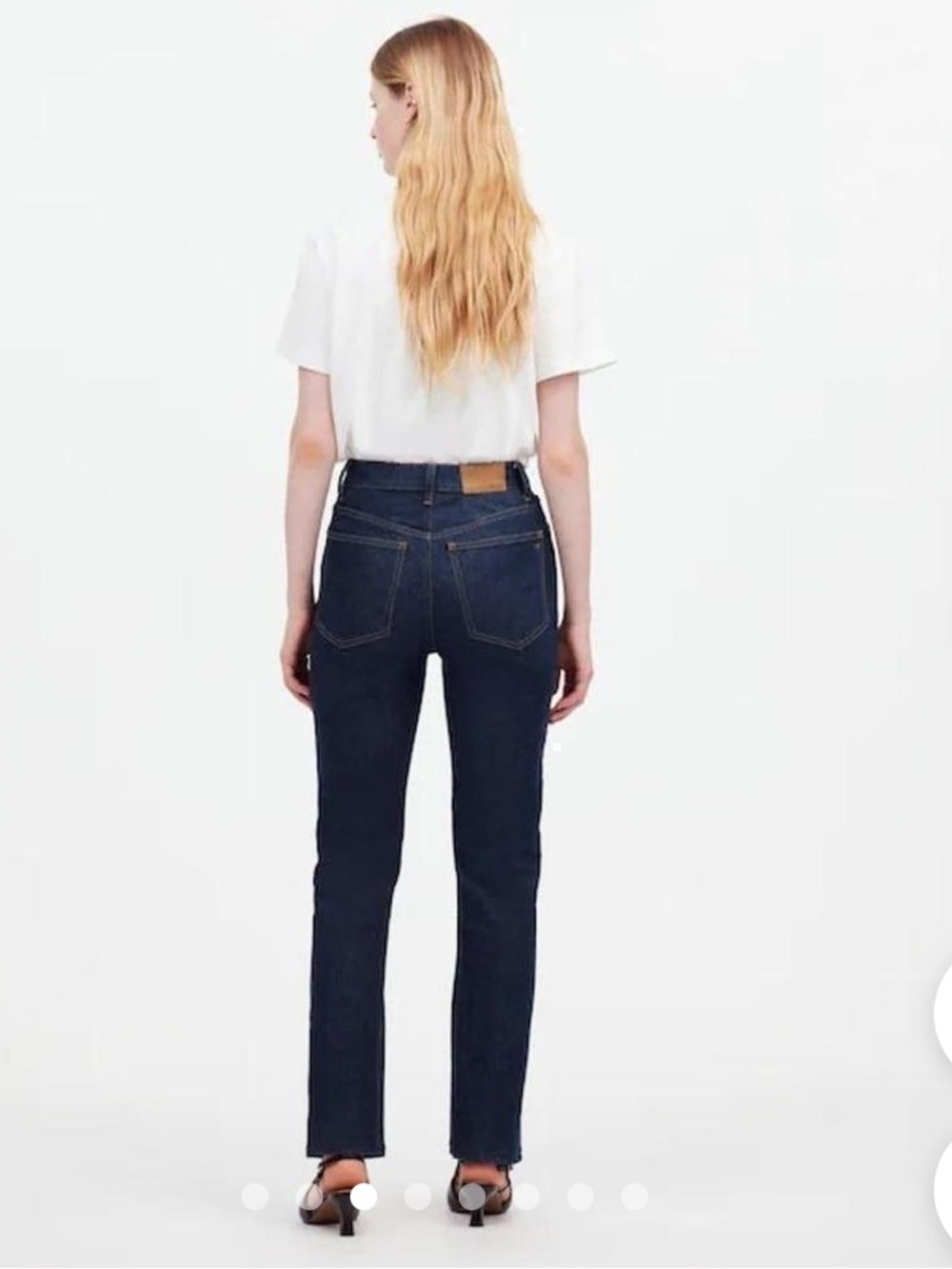 Madewell 90’s Dark Blue Straight Jeans